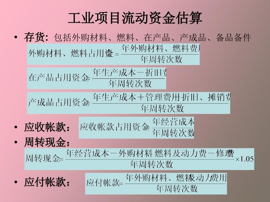 投资项目财务分析报表_第5页