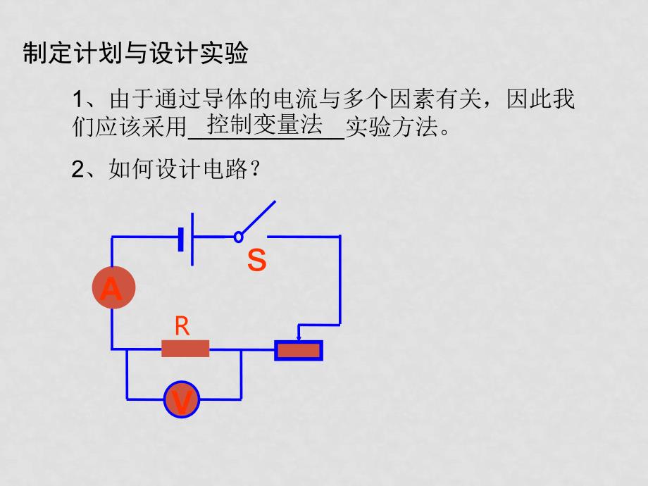 九年级物理：《二、科学探究：欧姆定律》课件（沪科版）探究欧姆定律1_第4页