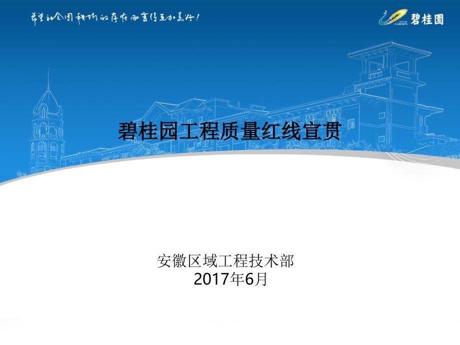 碧桂园集团工程质量红线宣贯陈松PPT精选文档_第1页