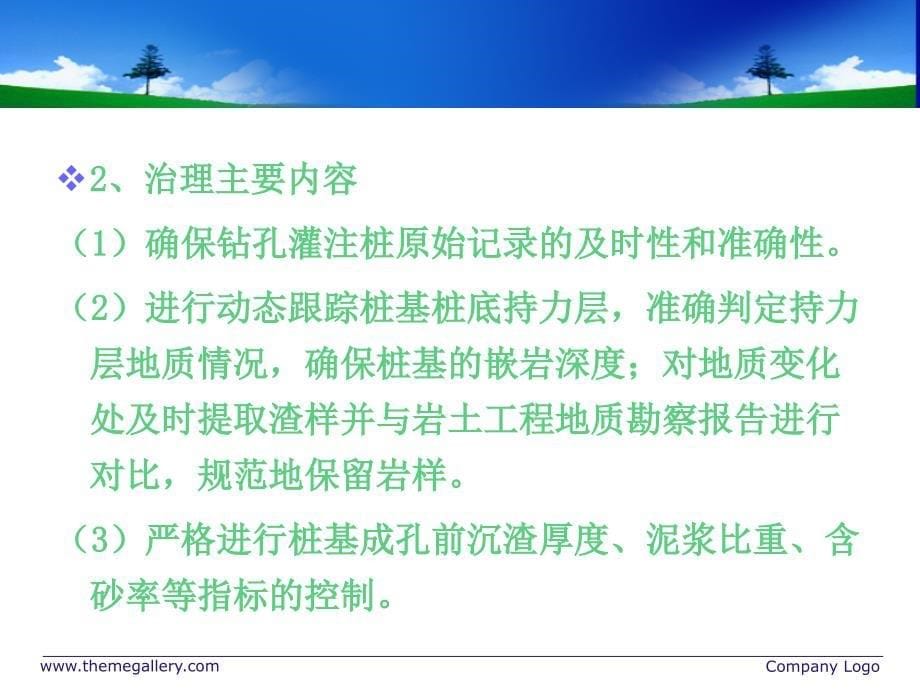 6钻孔灌注桩质量通病治理活动总结选编_第5页