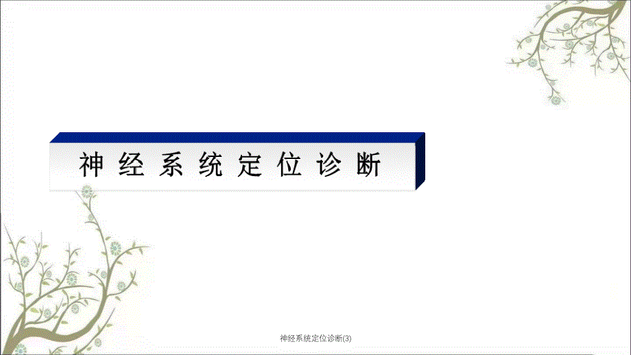 神经系统定位诊断3_第1页