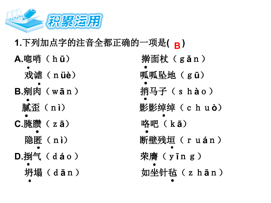 课时夺冠九年级语文下册 第二单元 6《蒲柳人家》课件 （新版）新人教版_第2页