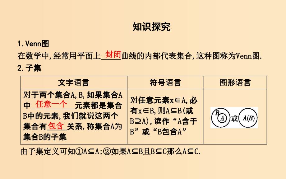 2018-2019学年度高中数学 第一章 集合与函数的概念 1.1 集合 1.1.2 集合间的基本关系课件 新人教A版必修1.ppt_第4页