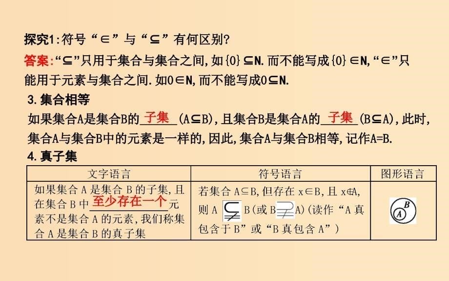 2018-2019学年度高中数学 第一章 集合与函数的概念 1.1 集合 1.1.2 集合间的基本关系课件 新人教A版必修1.ppt_第5页