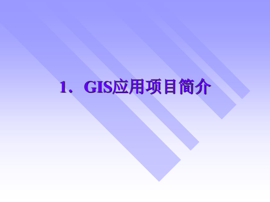 地理信息系统应用项目组织和_第2页