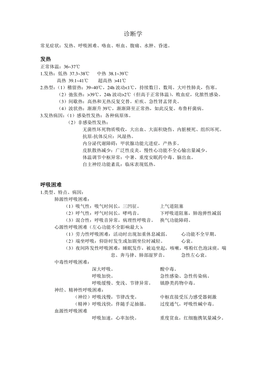 临床医学概论重点(药学专业)_第1页