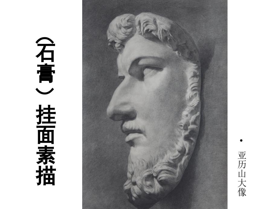 石膏挂面素描PPT课件_第1页