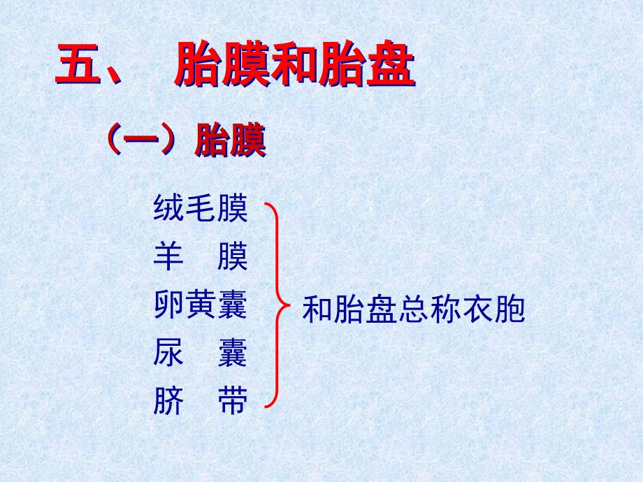 组织学与胚胎学：本科胚胎学总论_第1页