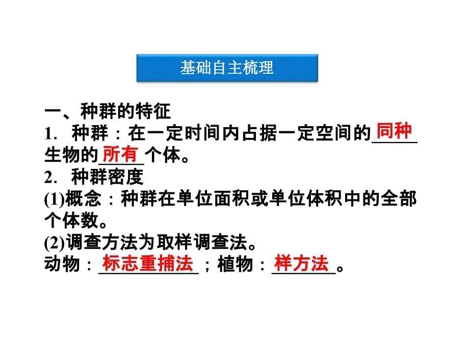 生物苏教版必修3课件：第三章第一节生物群落的基本单位_第5页