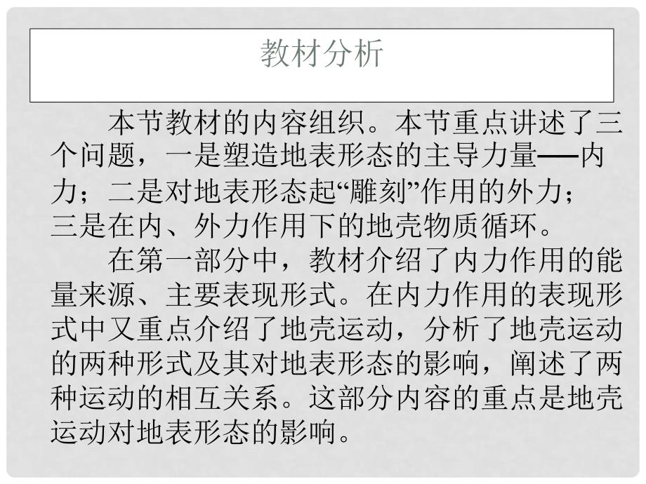 高一地理营造地表形态的力量课件新人教版必修1_第2页