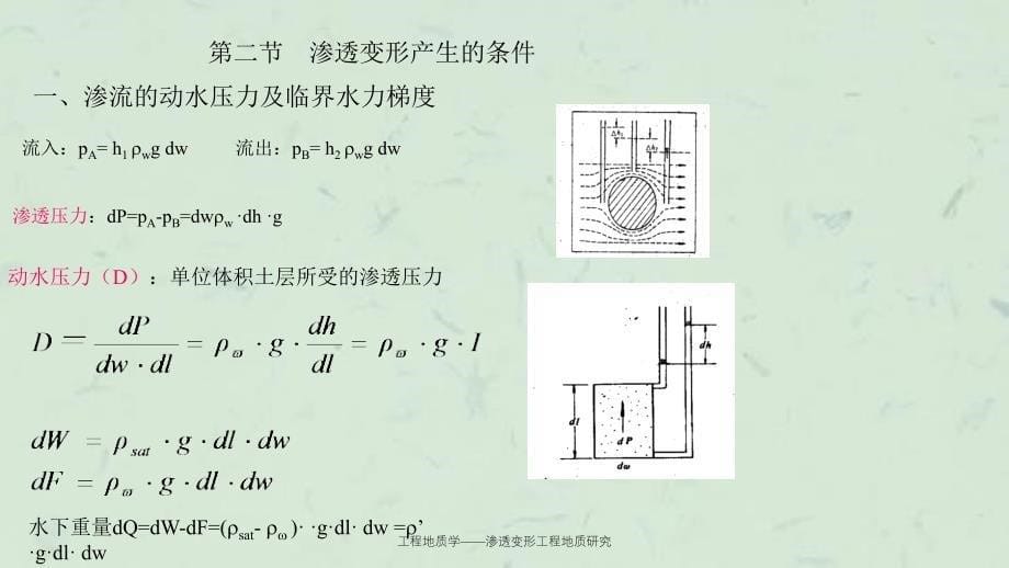 工程地质学渗透变形工程地质研究课件_第5页