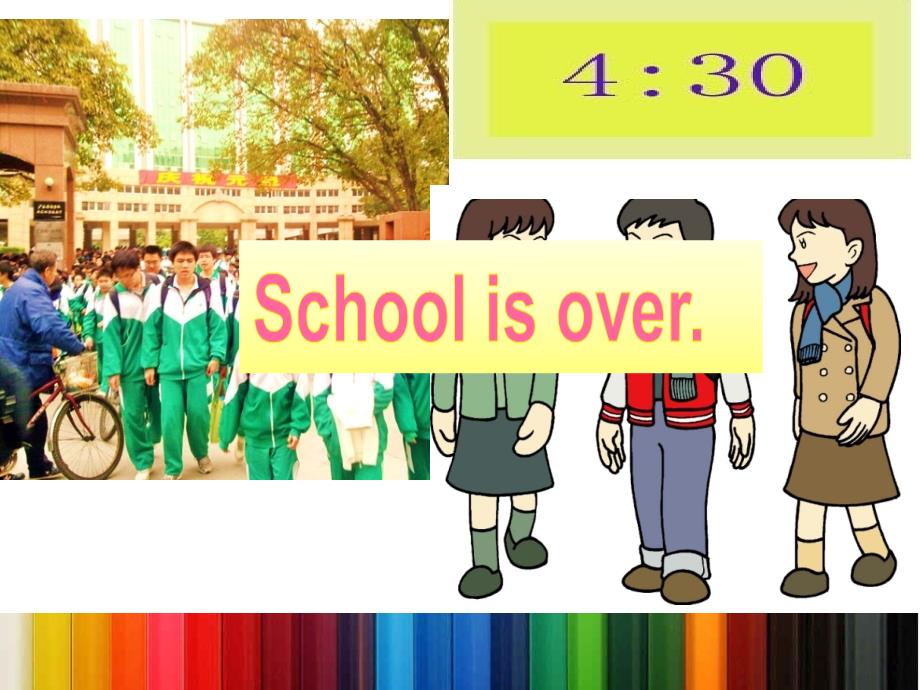 新版PEP小学英语四年级下册Unit2whattimeisitLetstalk_第4页