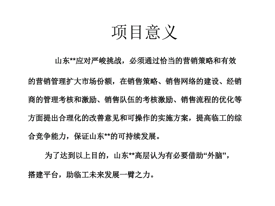 某大型工程机械公司营销策略和销售管理项目规划_第2页