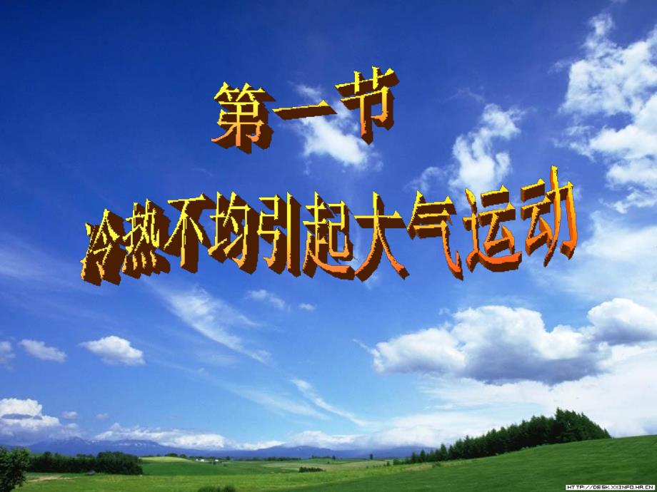 中图版高中地理必修1同步教学课件：2.1.2冷热不均引起大气运动(共31张PPT)_第1页