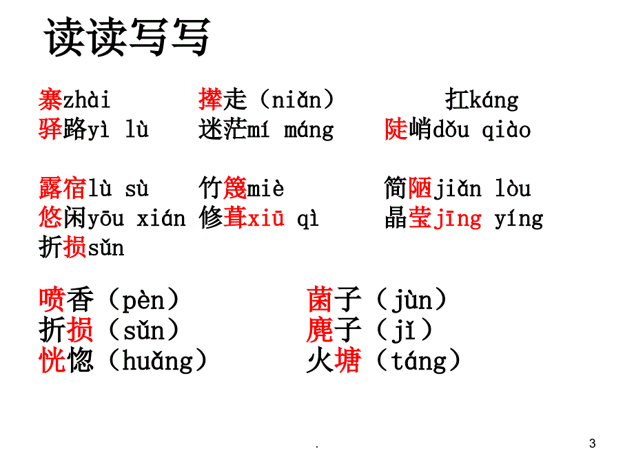 (优质文档)部编人教版驿路梨花PPT演示课件_第3页