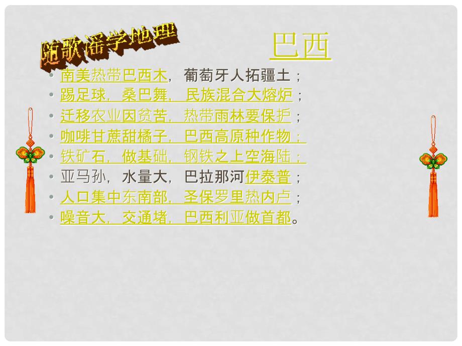 吉林省双辽市王奔镇中学七年级地理下册 9.2 巴西课件 （新版）新人教版_第2页