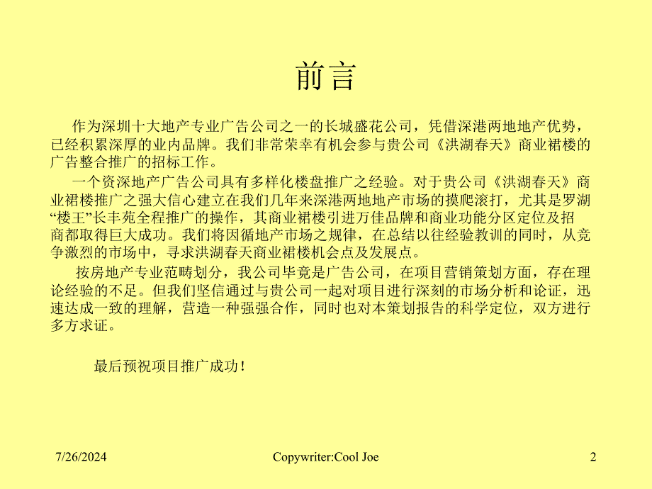 洪湖春天商业裙楼整合推广提案.ppt_第2页