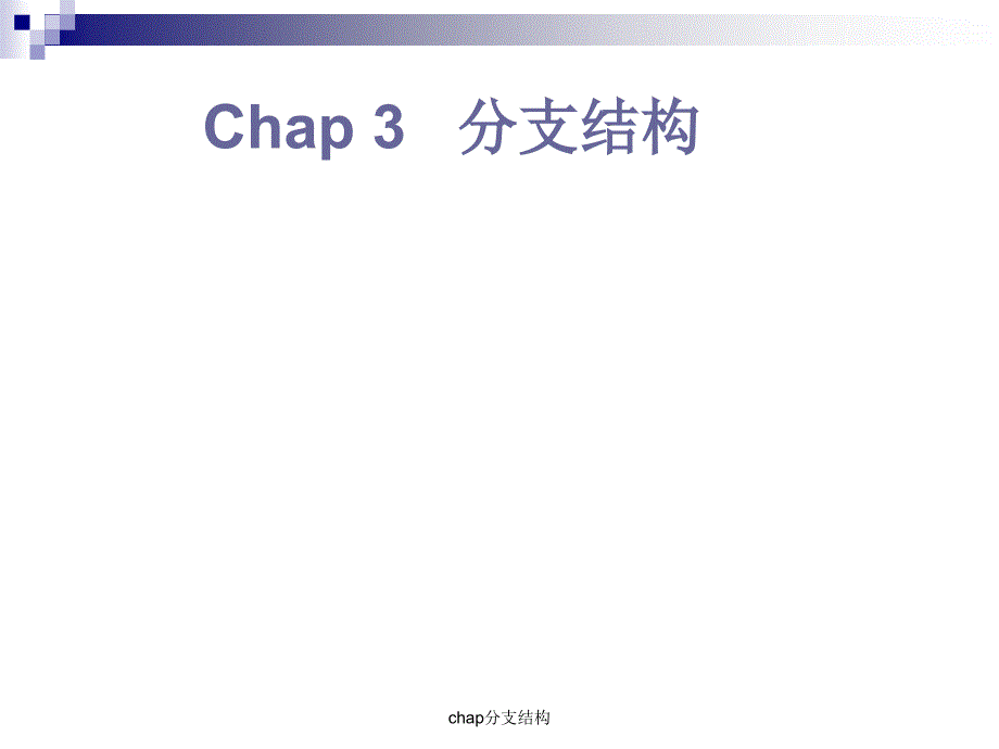 chap分支结构课件_第1页