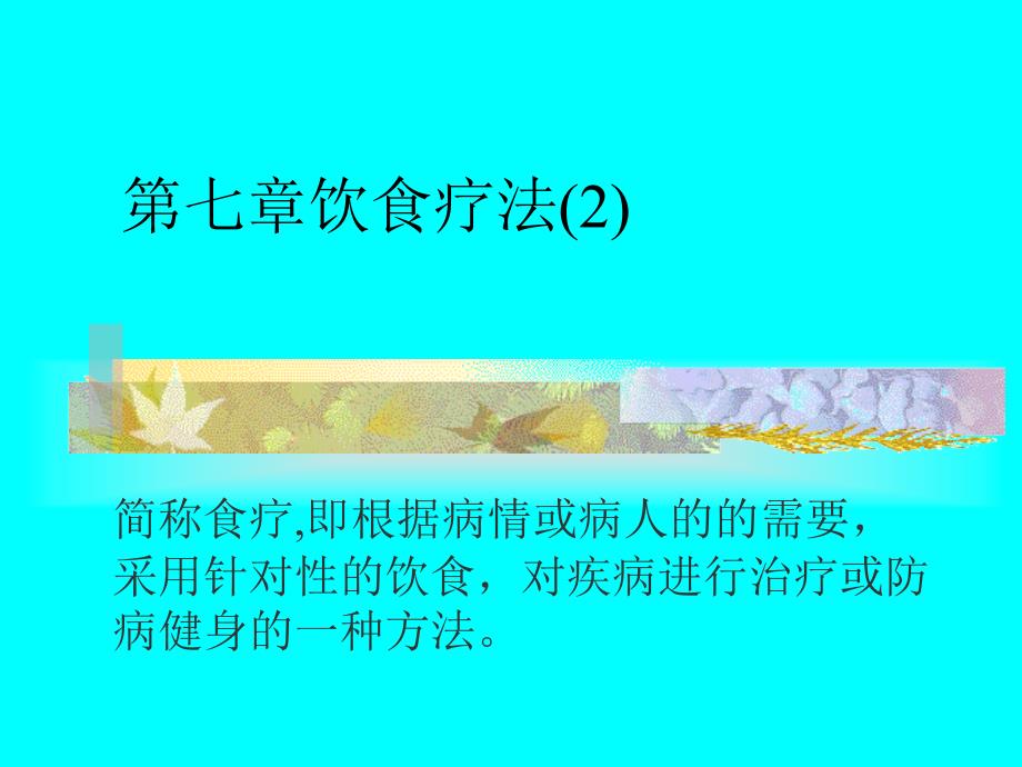 第七章饮食疗法2_第1页
