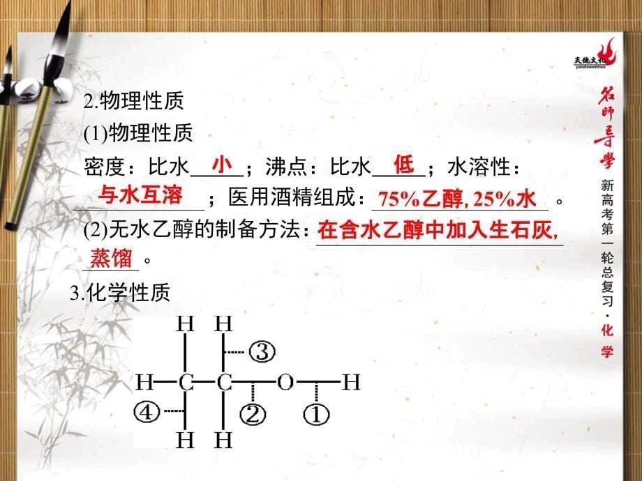 人教版化学导学课件《烃的衍生物　糖类　油脂　蛋白质》_第5页