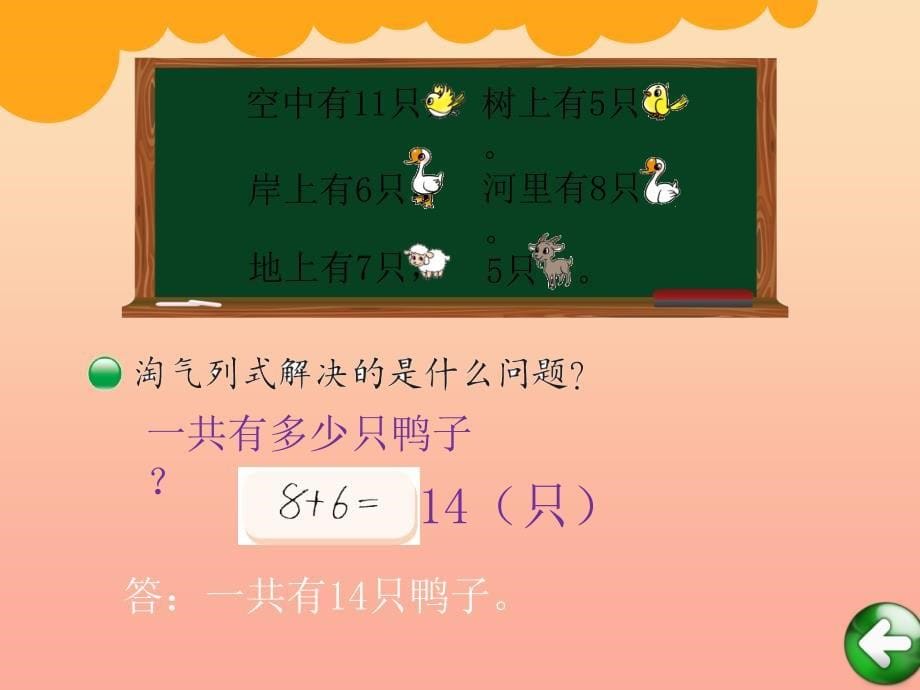 一年级数学下册 第1单元《加与减（一）》美丽的田园课件1 北师大版_第5页