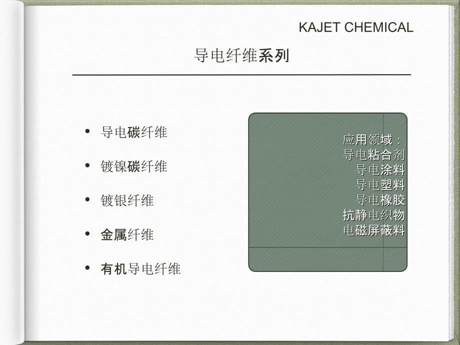 卡吉特导电化学品简介及应用_第5页