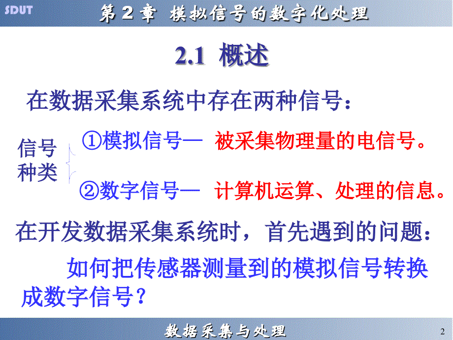 模拟信的数字化处理课件_第2页