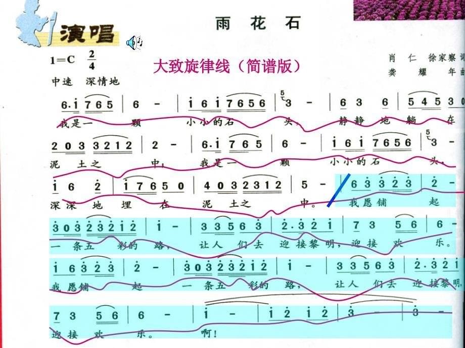 人音版音乐五上第2课雨花石课件1_第5页