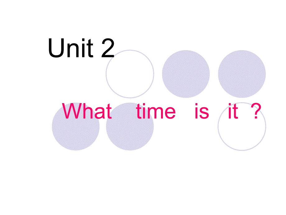 人教版PEP英语四年级下册Unit2Whattimeisit_第1页