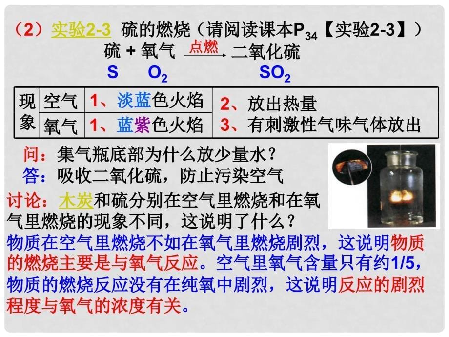 九年级化学 氧气课件 人教新课标版_第5页