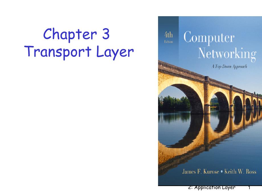 计算机网络：Chapter 3 Transport Layer_第1页