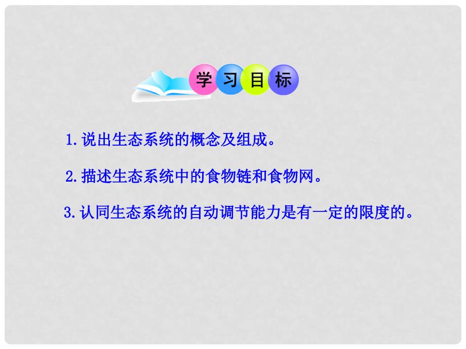 七年级生物上册 第二章 第二节 生物与环境 组成生态系统课件 新人教版.ppt_第3页