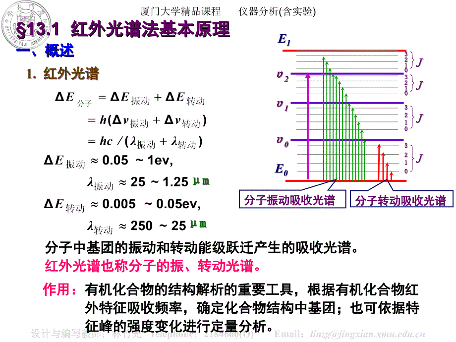 最新厦门大学精品课程仪器分析红外PPT课件_第2页