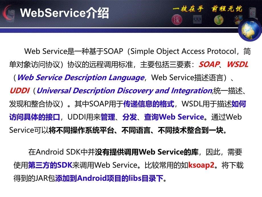 第16章天气预报WebService调用PPT课件_第5页