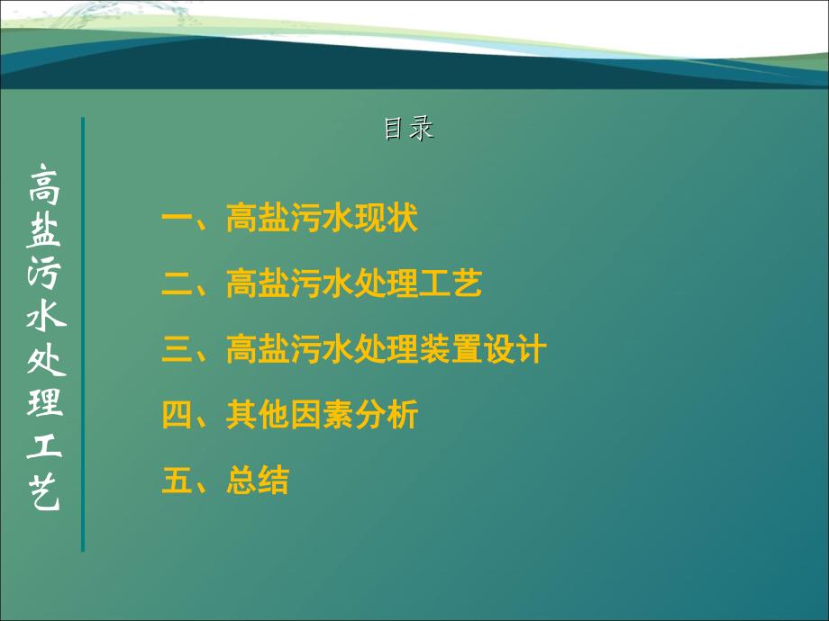 高盐水处理工艺及装置设计_第2页