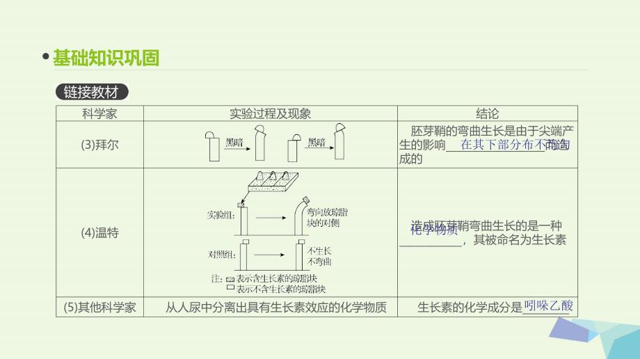 （全国）高考生物一轮复习（基础知识巩固+考点互动探究+考例考法直击+教师备用习题）第8单元 生命活动的调节 第27讲 植物的激素调节课件_第4页