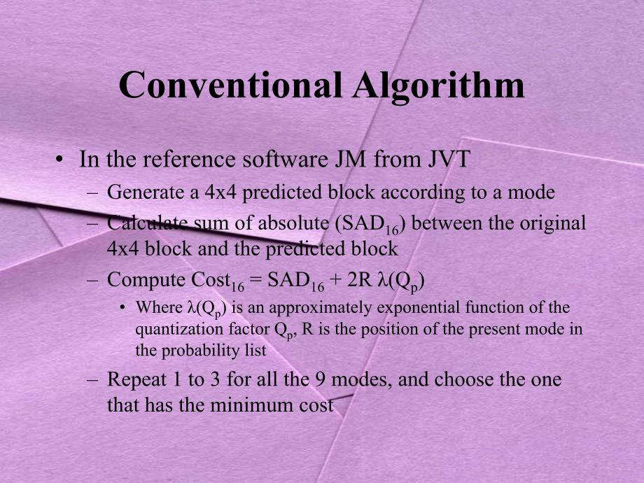 A Novel Approach of IntraPrediction ode Selection for 4x4 in …四轮驱动的一种新的帧内预测模式的选择方法…_第4页