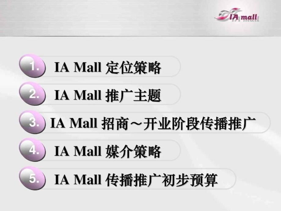 精品资料深圳IA Mall招商至开业阶段传播推广策略_第2页