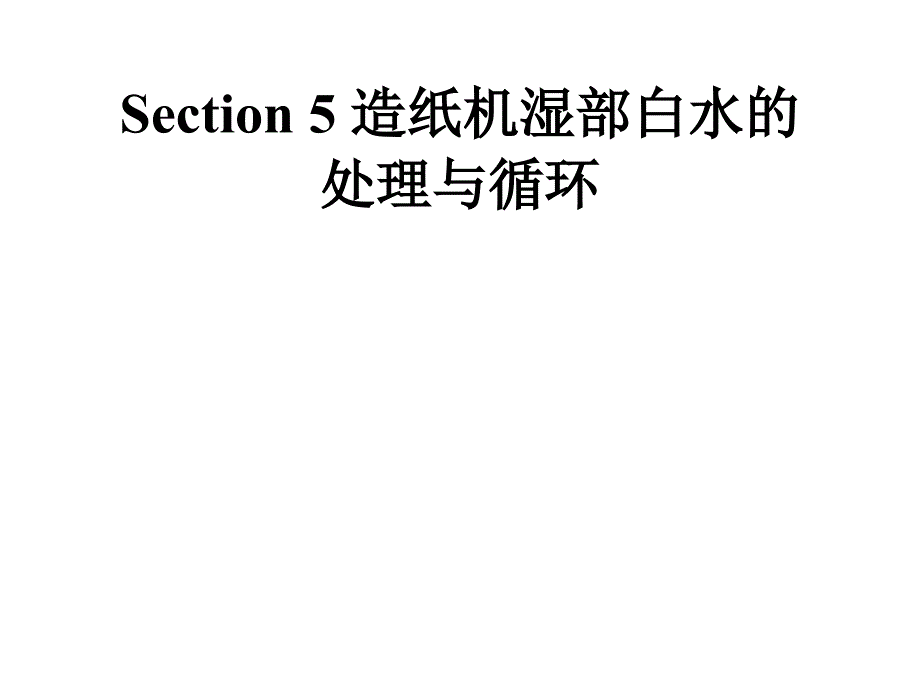 Section5造纶机湿迨白水_第1页