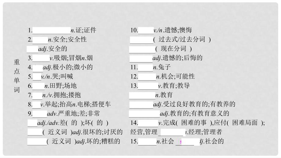 中考英语复习 第一部分 教材知识梳理 九全 Unit 78课件 （新版）人教新目标版_第2页