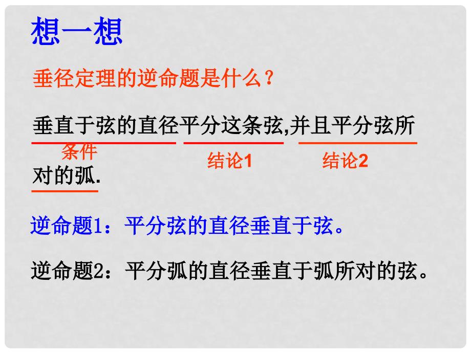 浙江省嘉兴市秀洲区九年级数学上册 3.3 垂径定理（2）课件 （新版）浙教版_第2页