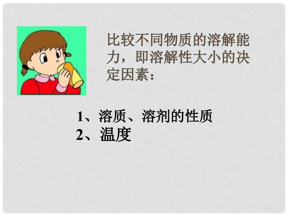 重庆市云阳县高阳中学九年级化学《溶液与溶解度》课件 人教新课标版_第3页