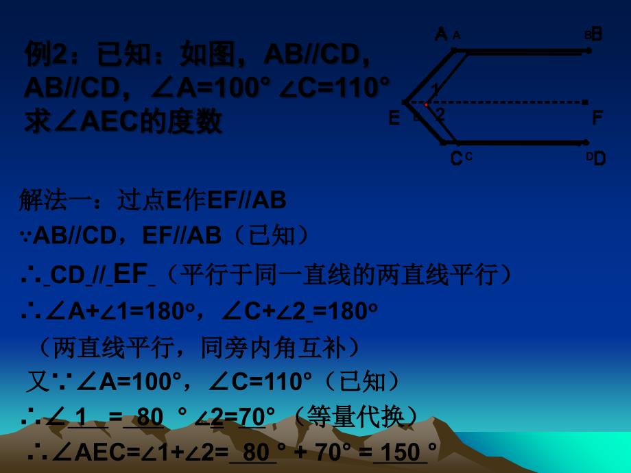 平行线中添加辅助线的方法PPT课件02_第3页