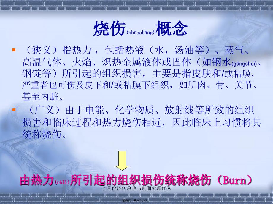 七月份烧伤急救与创面处理优秀课件_第4页