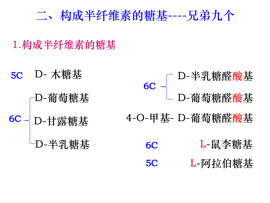 生物质结构化学——-第四章-半纤维素ppt课件_第4页