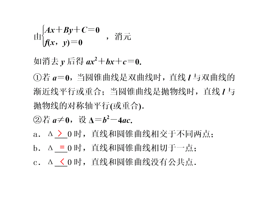 直线与圆锥曲线位置关系的综合应用_第2页