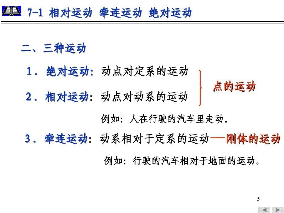 理论力学课件：第7章 点的合成运动_第5页