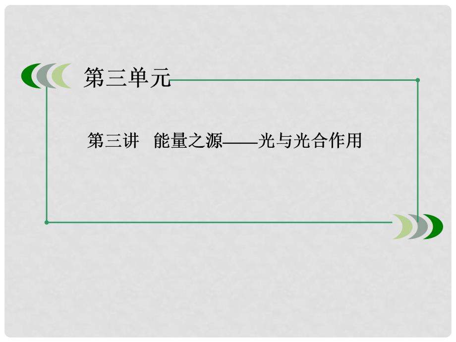 高考生物一轮总复习（考点探究+基础回扣+考点突破+解题技巧警示）133 能量之源 光和光合作用课件 新人教版必修1_第4页