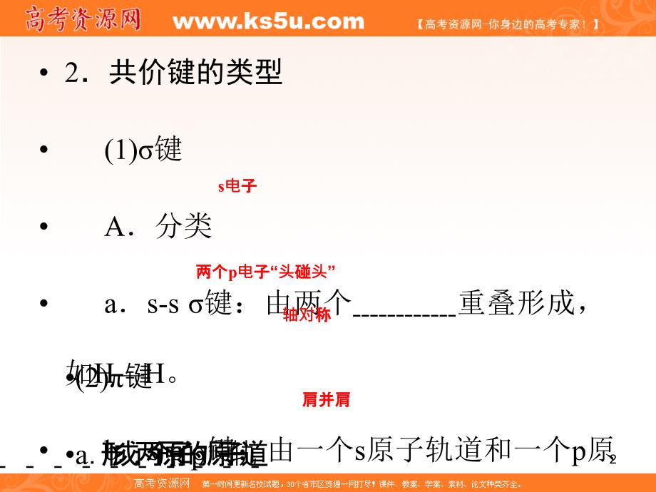 化学高考一轮复习物质结构与性质第二单元课件苏教版选修3_第2页