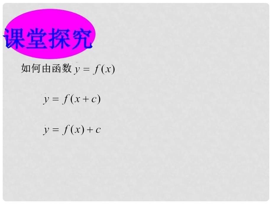 新人教版高中数学《函数图象的变换》精品课件_第5页